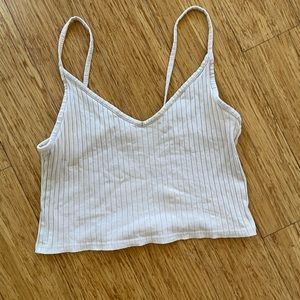 H&M light pink crop top